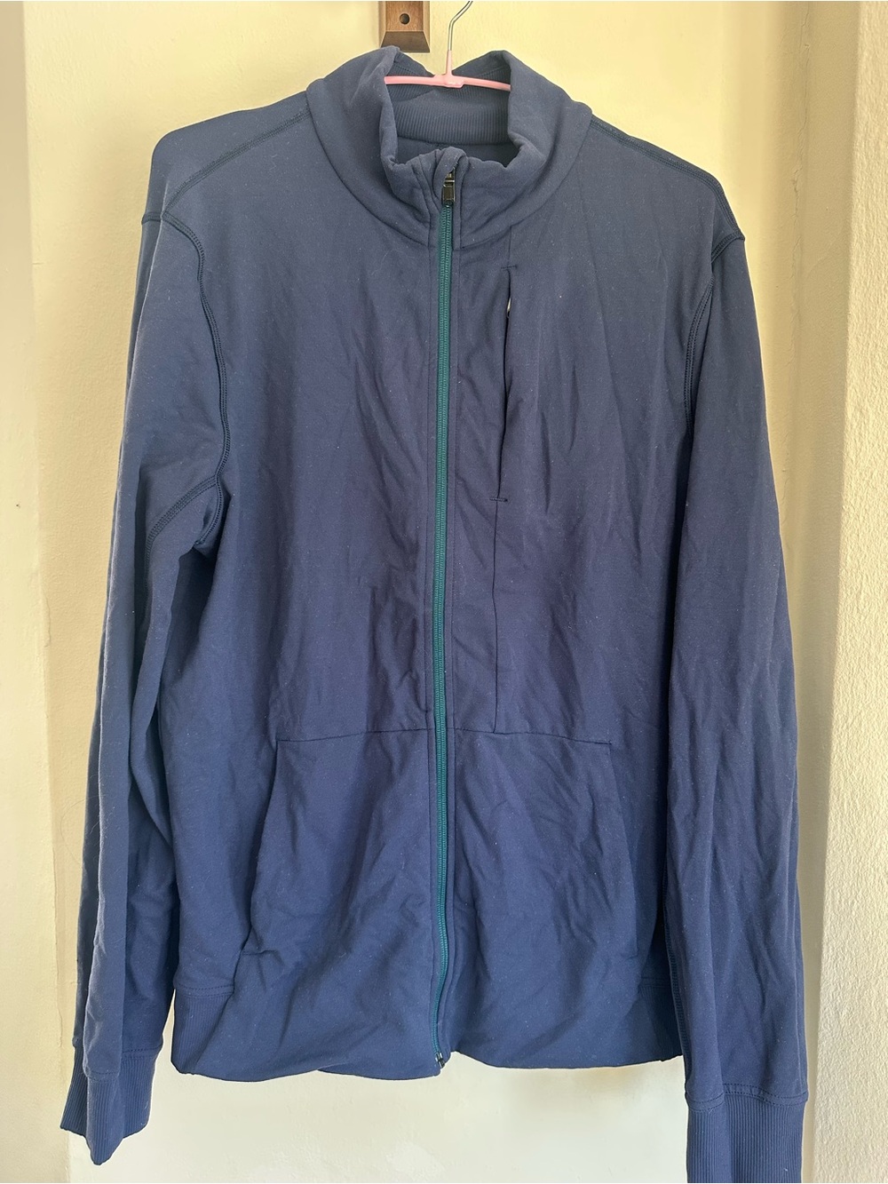 Lululemon Navy Full-Zip Lightweight Jacket